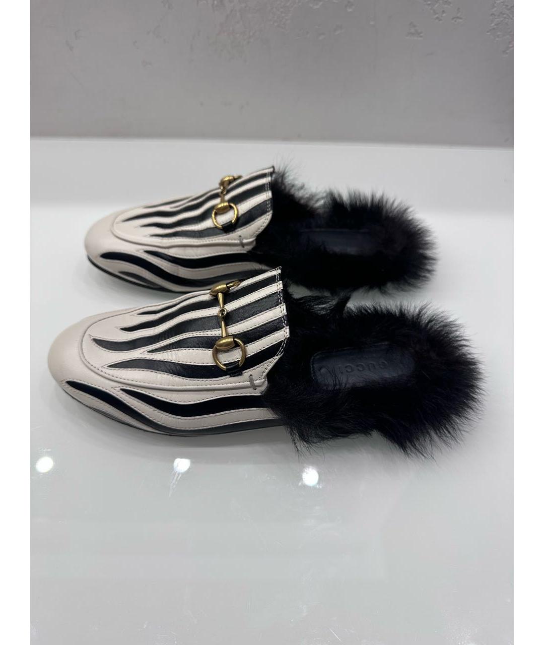 GUCCI Мульти кожаные сабо, фото 4