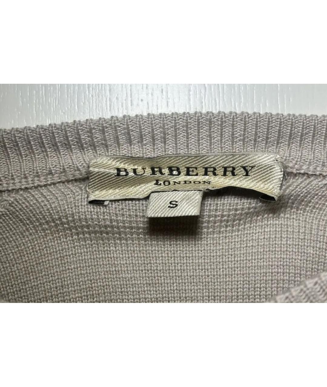 BURBERRY Бежевый джемпер / свитер, фото 3