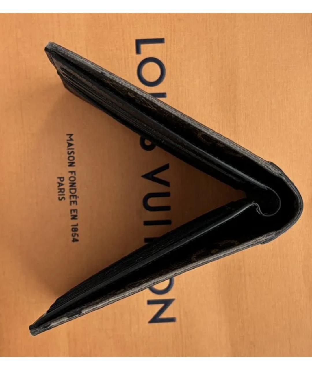 LOUIS VUITTON Коричневый кошелек, фото 5