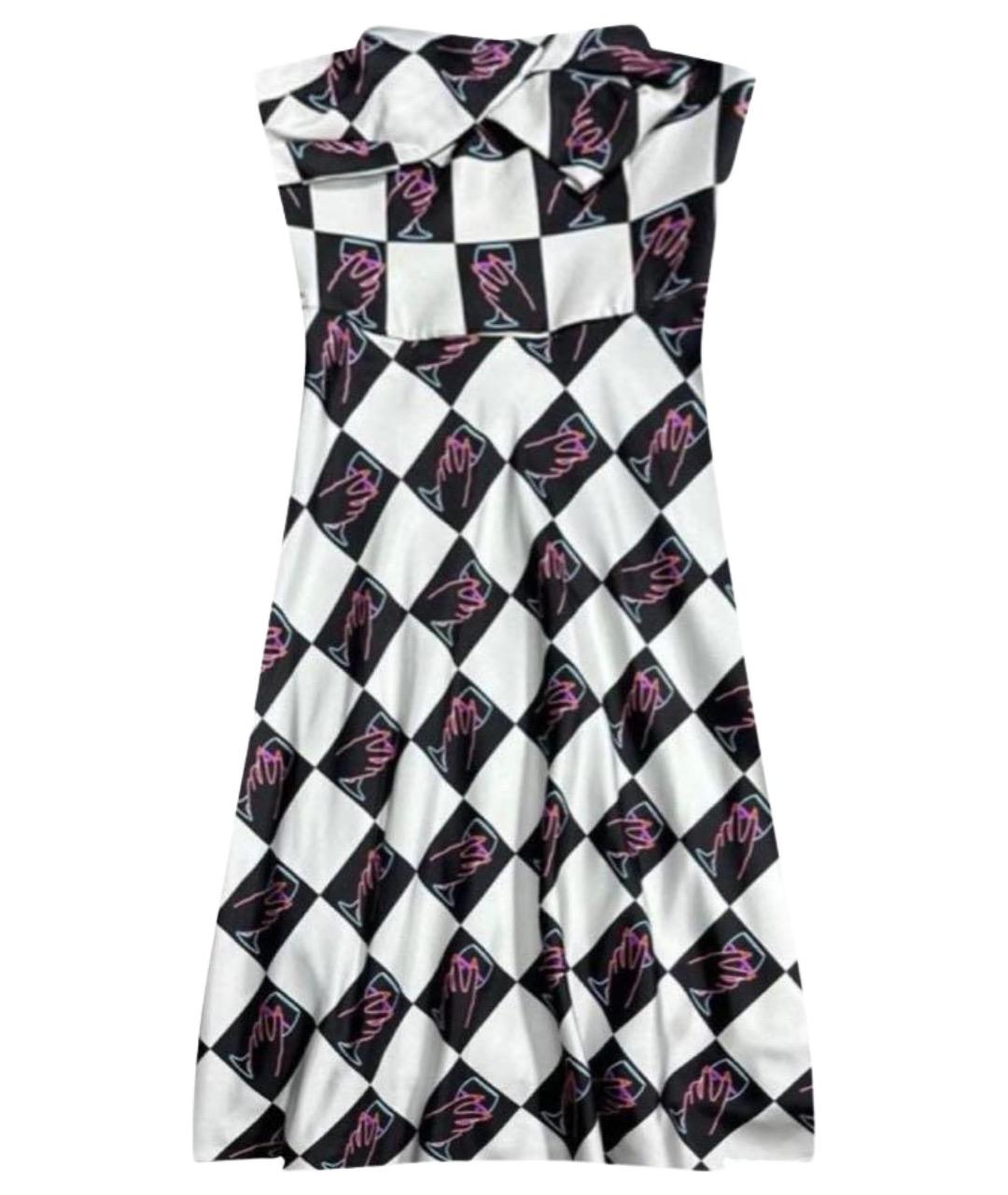 EMPORIO ARMANI Мульти шелковое повседневное платье, фото 1