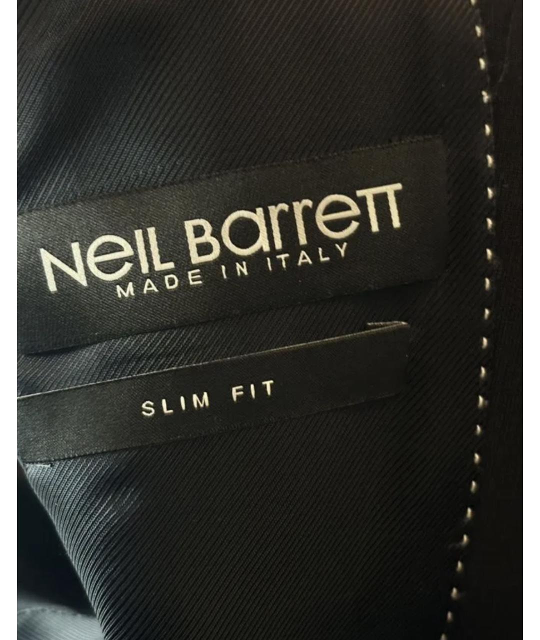 NEIL BARRETT Черный жилет, фото 3