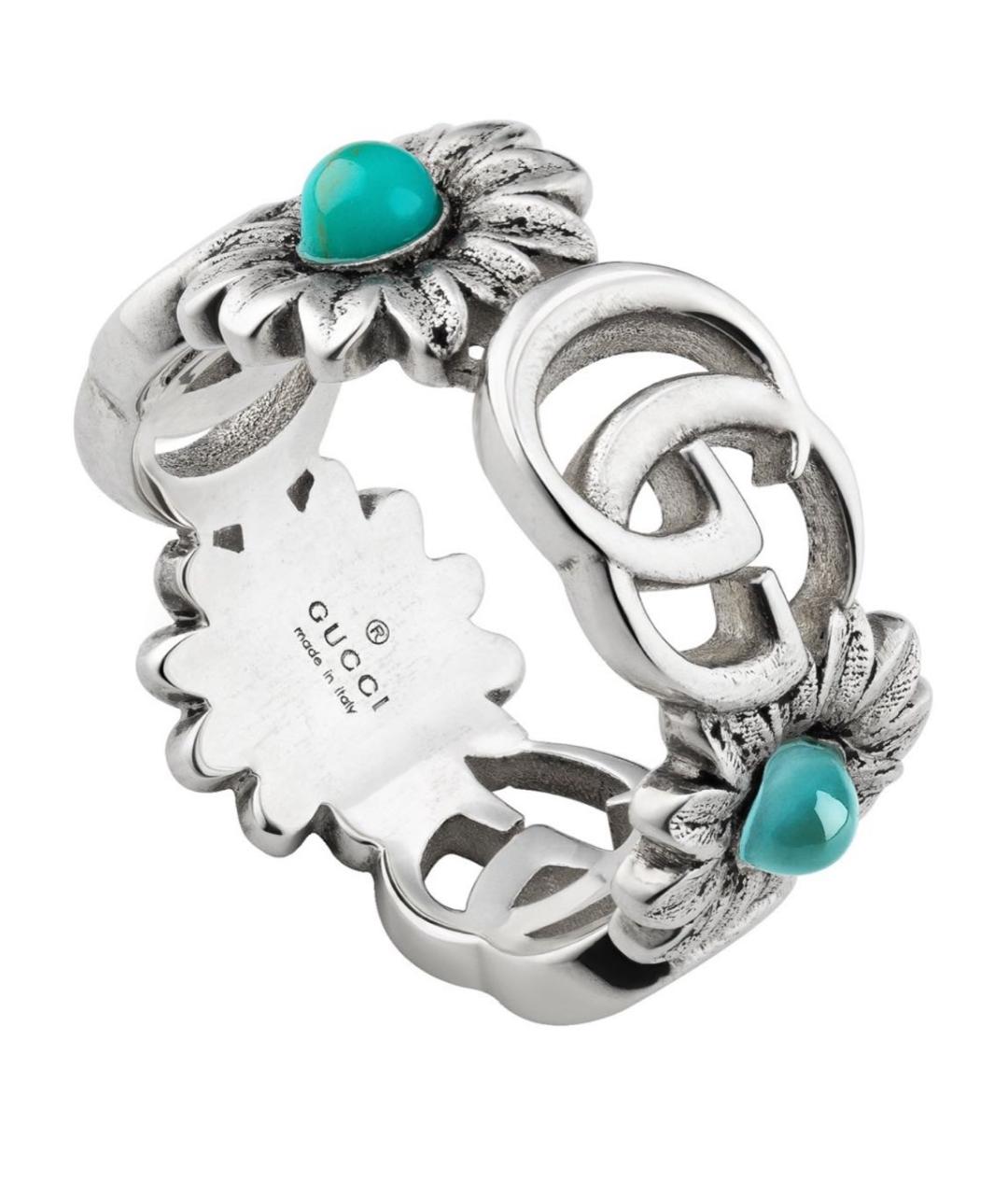 GUCCI Серебряное серебряное кольцо, фото 1
