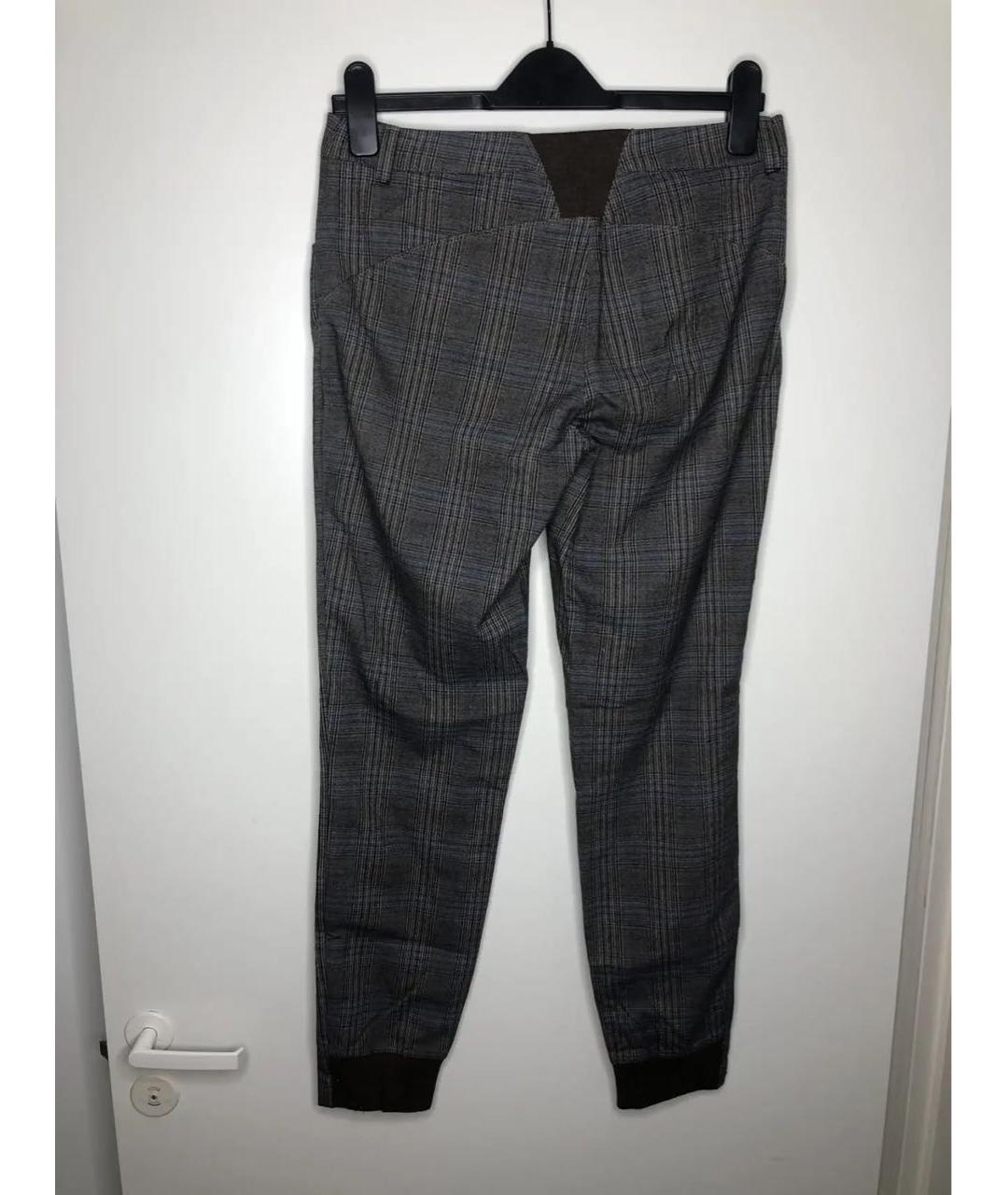 TRUSSARDI JEANS Серые брюки узкие, фото 2
