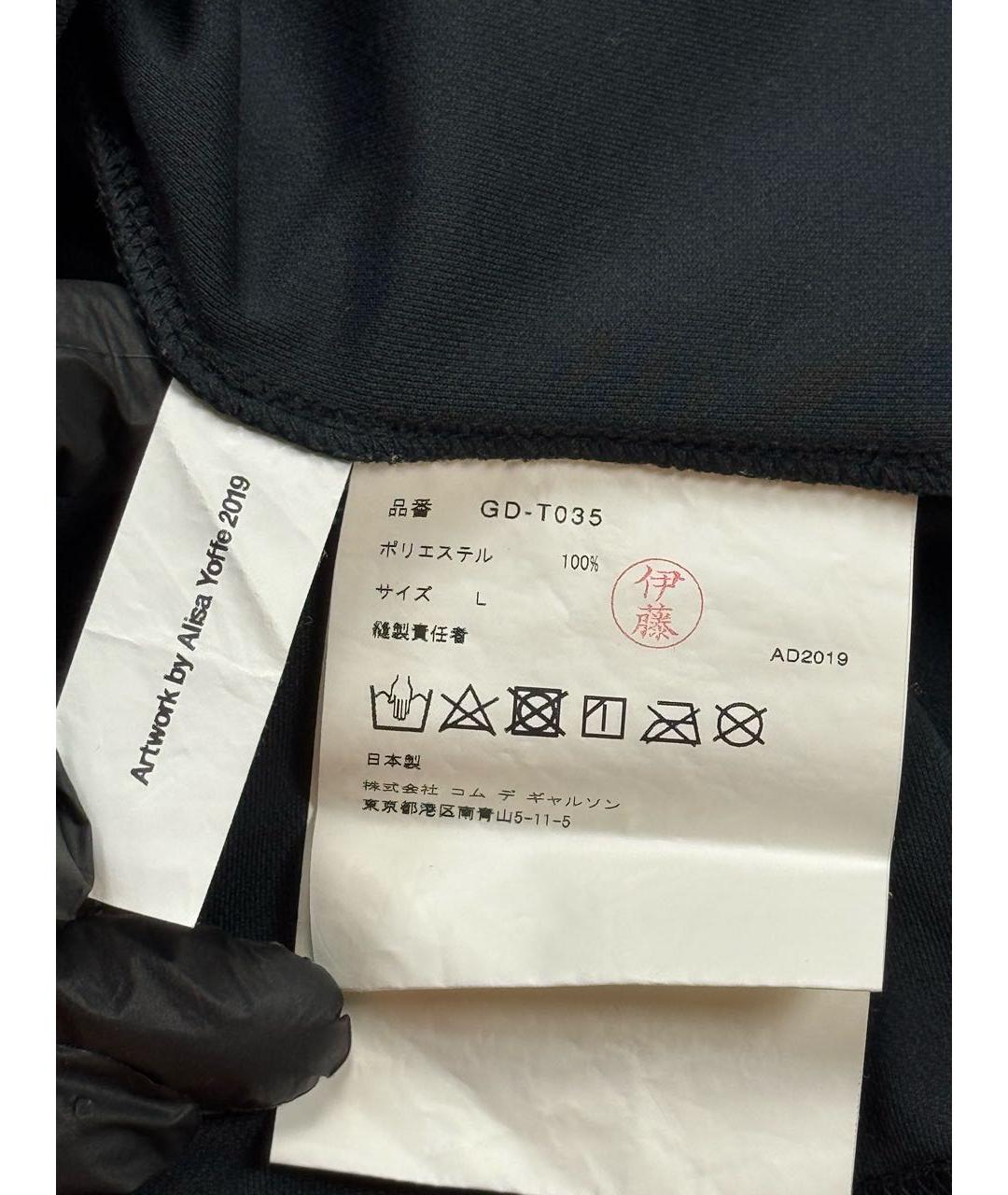 COMME DES GARÇONS Черная футболка, фото 7