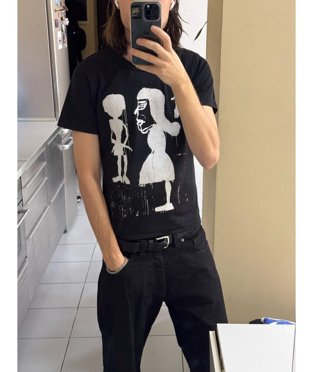 COMME DES GARÇONS Черная футболка, фото 4