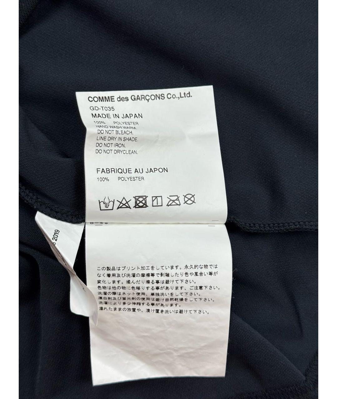 COMME DES GARÇONS Черная футболка, фото 8