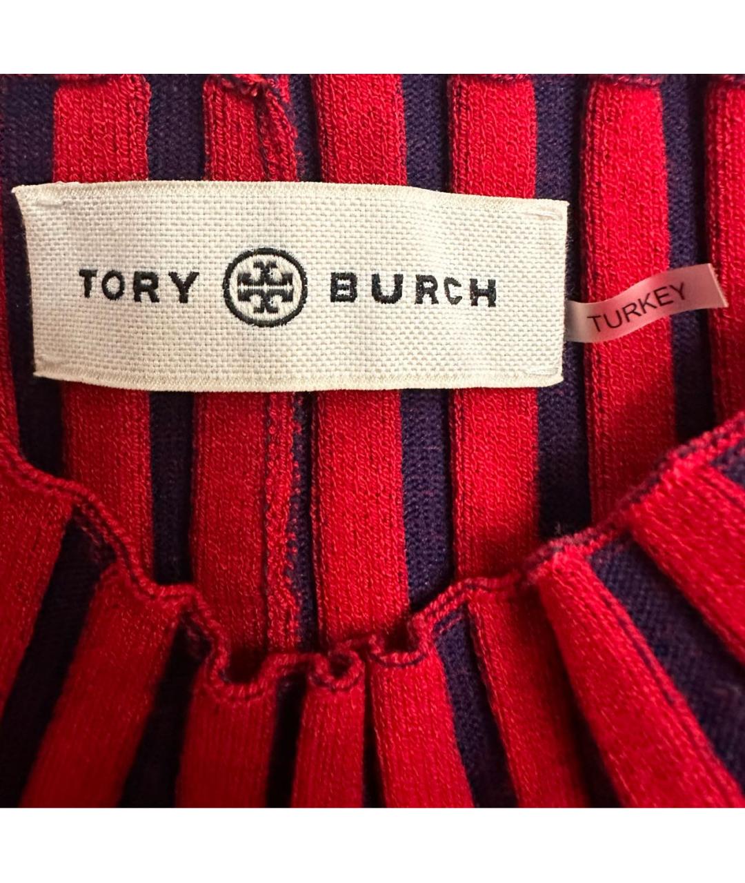 TORY BURCH Красный полиэстеровый джемпер / свитер, фото 3