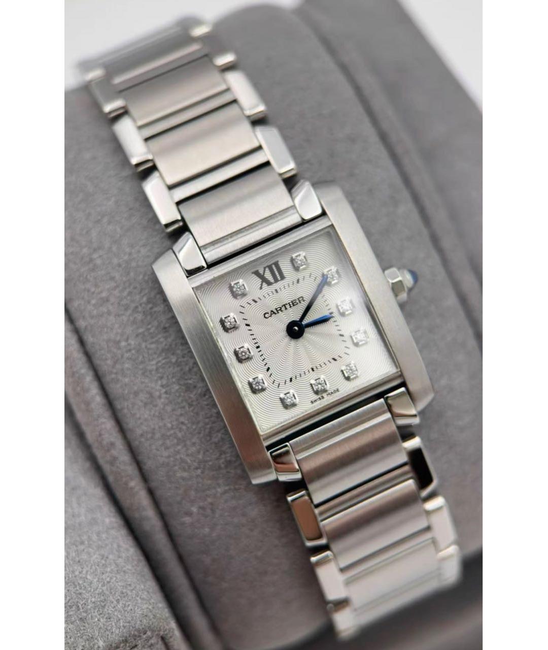 CARTIER Серебряные часы, фото 4