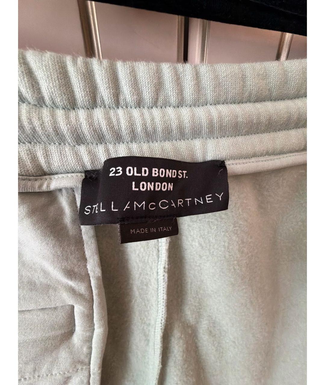 STELLA MCCARTNEY Бирюзовые хлопковые шорты, фото 8