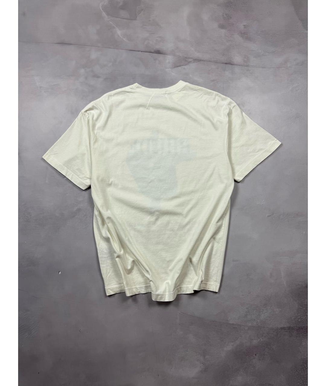RHUDE Белая хлопковая футболка, фото 3