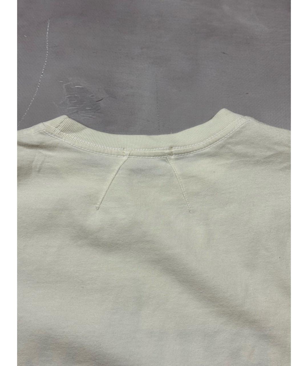 RHUDE Белая хлопковая футболка, фото 5