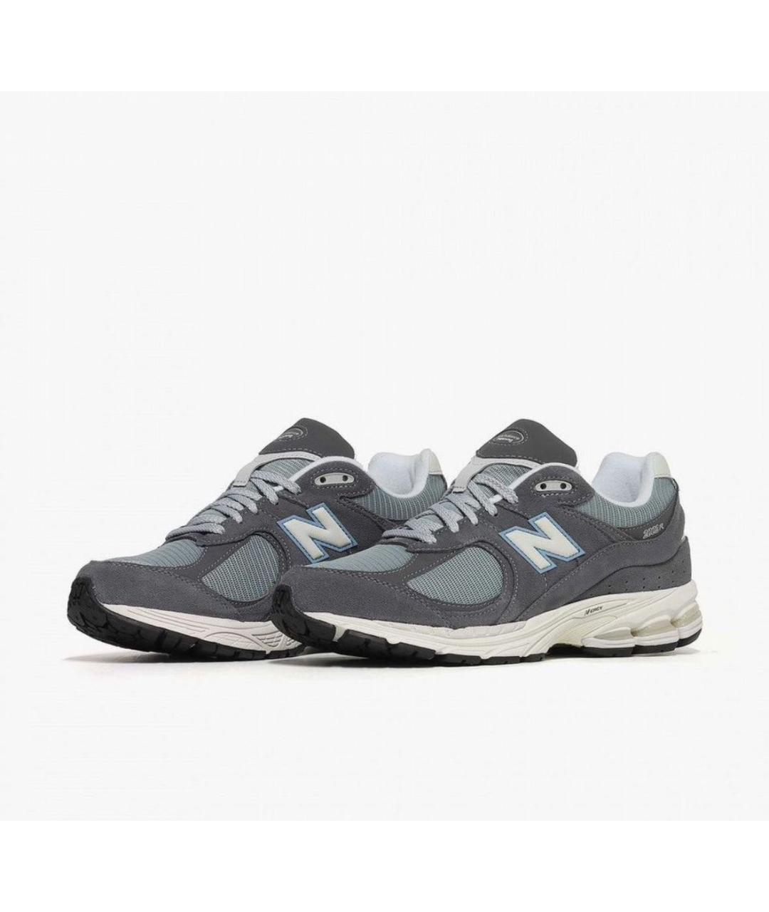 NEW BALANCE Серые замшевые кроссовки, фото 2
