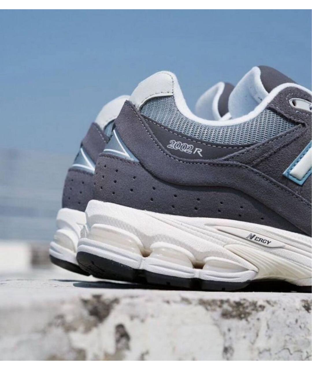 NEW BALANCE Серые замшевые кроссовки, фото 7
