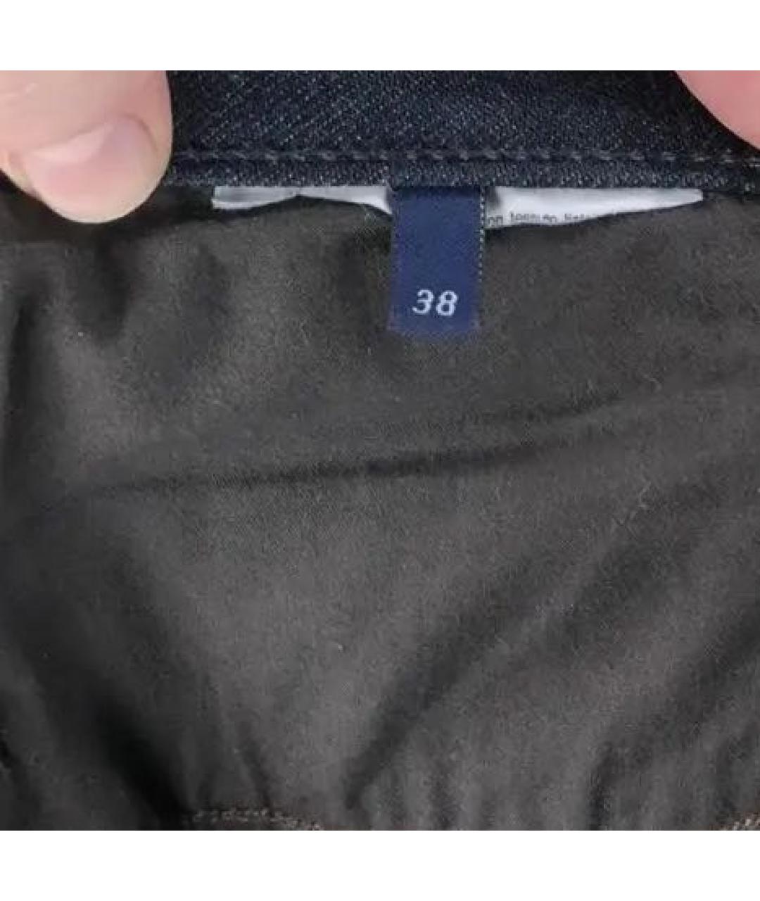 TRUSSARDI JEANS Синие джинсы слим, фото 4