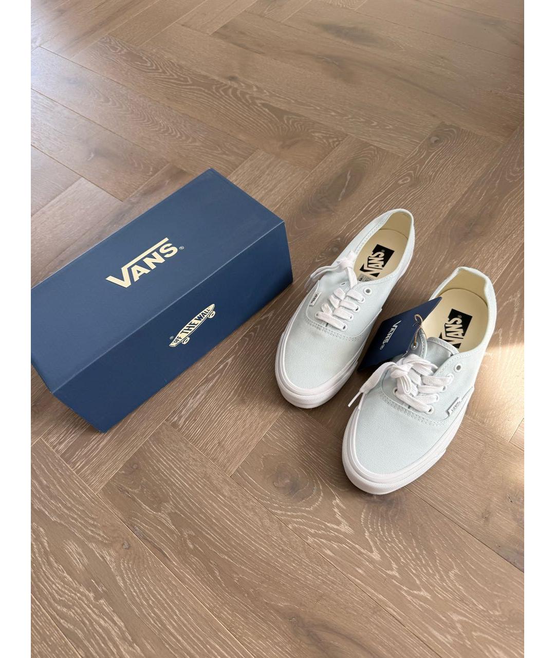 VANS Голубые текстильные кеды, фото 2