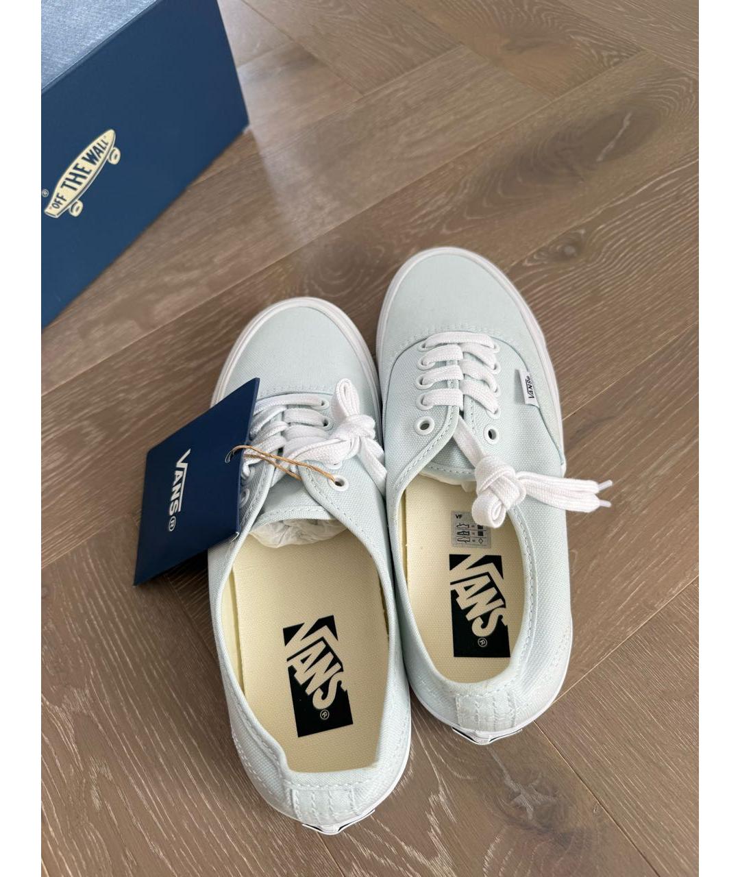 VANS Голубые текстильные кеды, фото 3