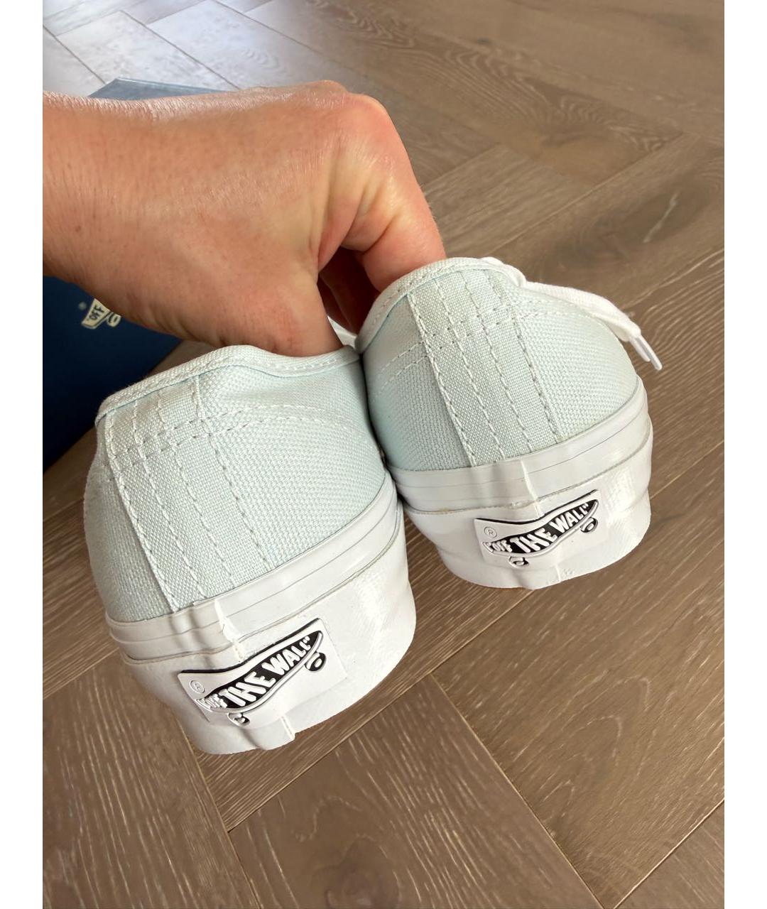 VANS Голубые текстильные кеды, фото 4