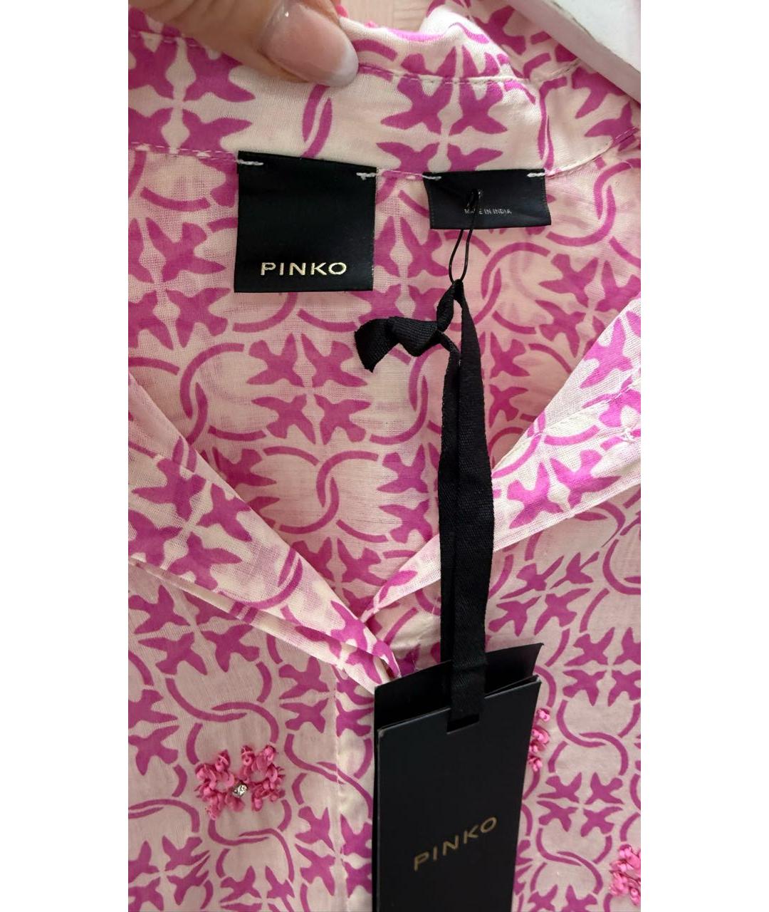 PINKO Розовая рубашка, фото 3