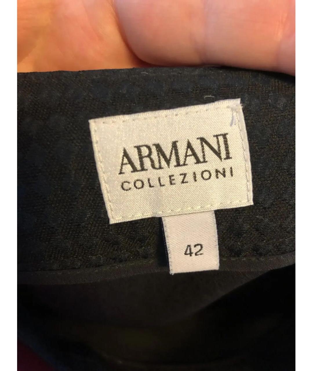 ARMANI COLLEZIONI Черная юбка миди, фото 3