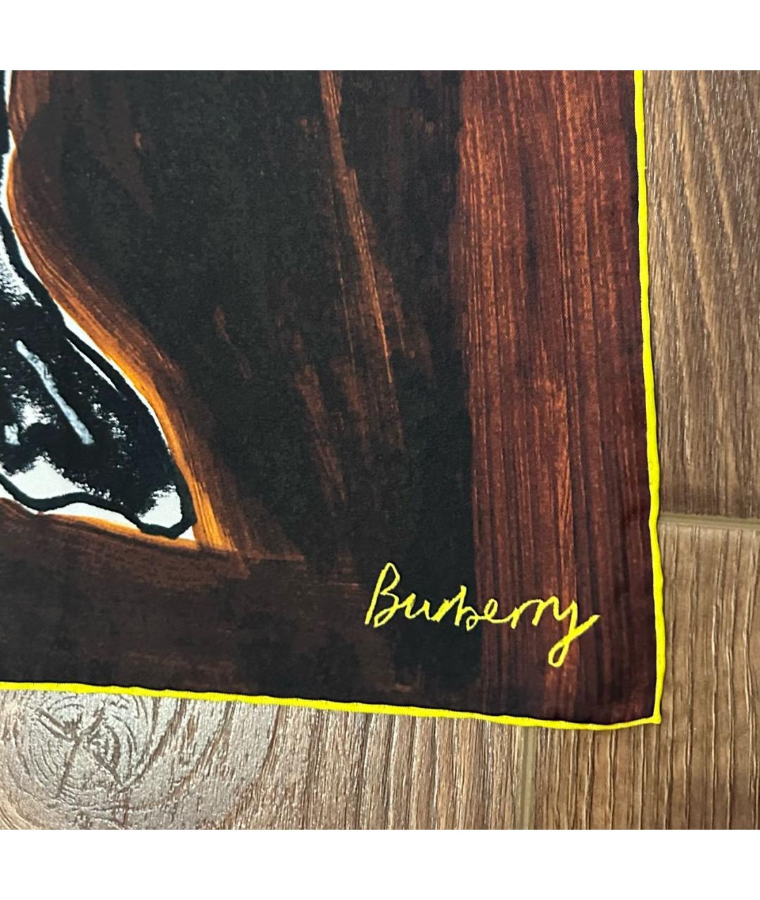 BURBERRY Мульти шелковый платок, фото 2