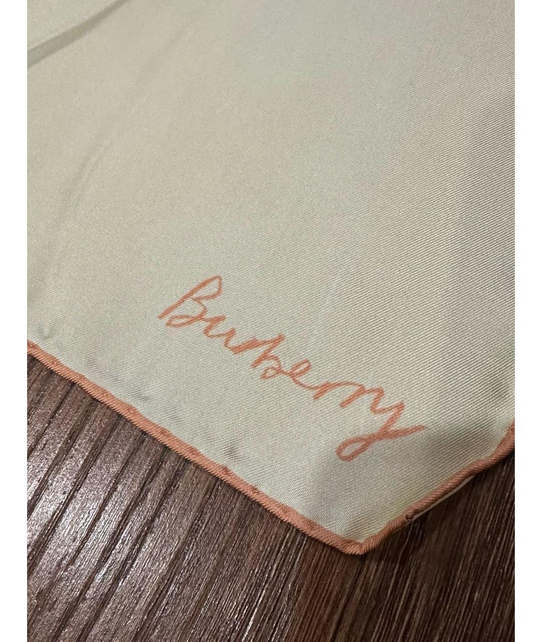 BURBERRY Мульти шелковый платок, фото 2