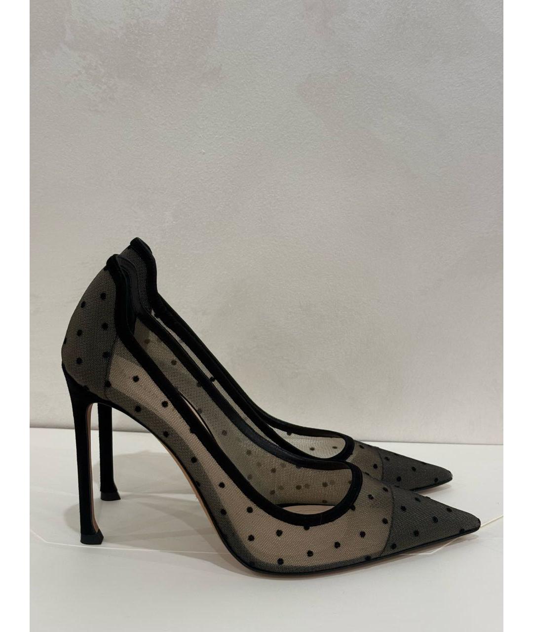 CHRISTIAN DIOR Черные текстильные туфли, фото 5
