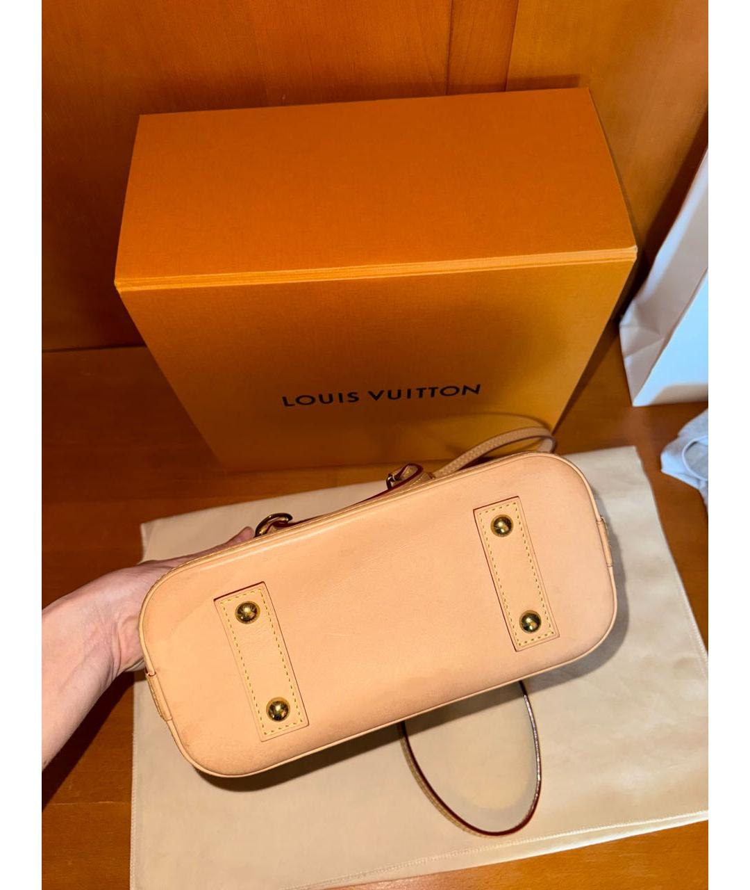 LOUIS VUITTON Коричневая сумка с короткими ручками, фото 3