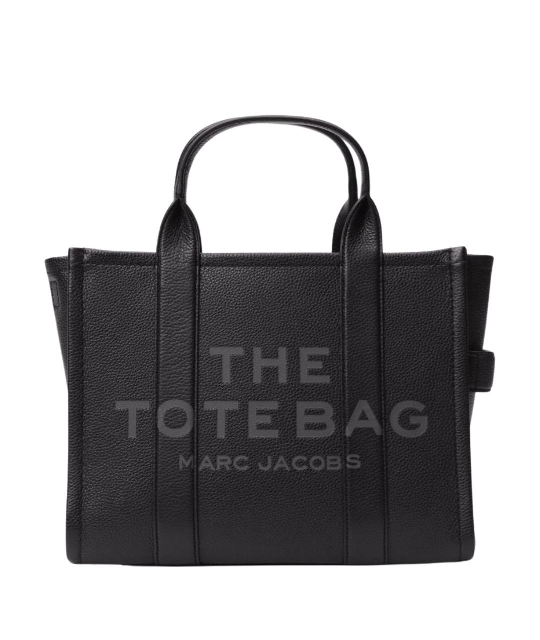 MARC JACOBS Черная кожаная сумка тоут, фото 1