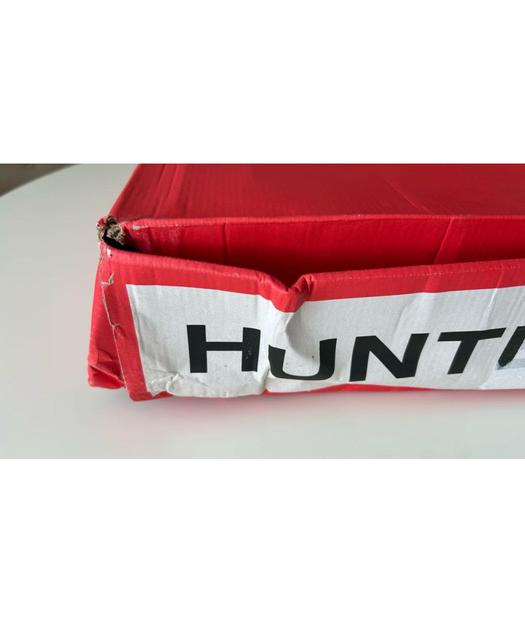 HUNTER Черные резиновые сапоги, фото 5