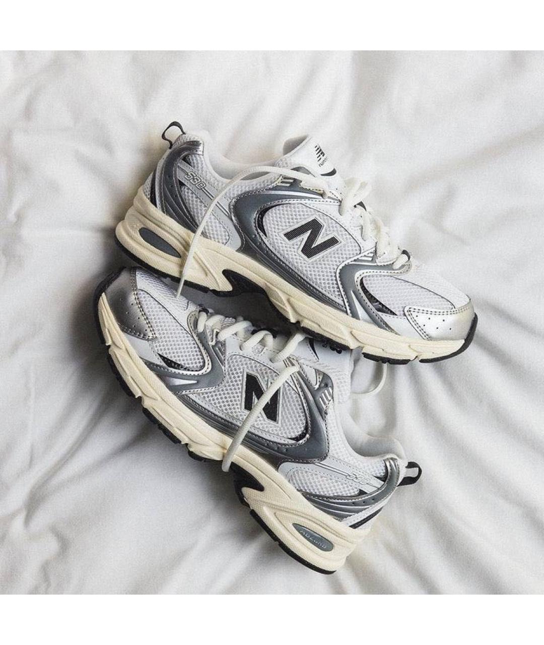 NEW BALANCE Белые кроссовки, фото 5