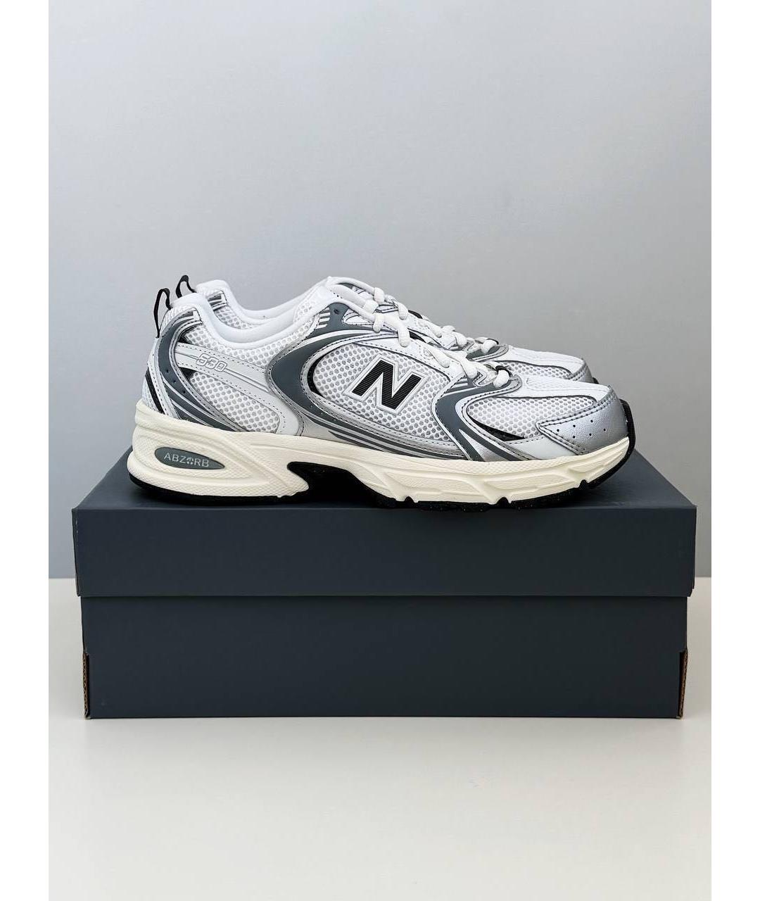 NEW BALANCE Белые кроссовки, фото 4