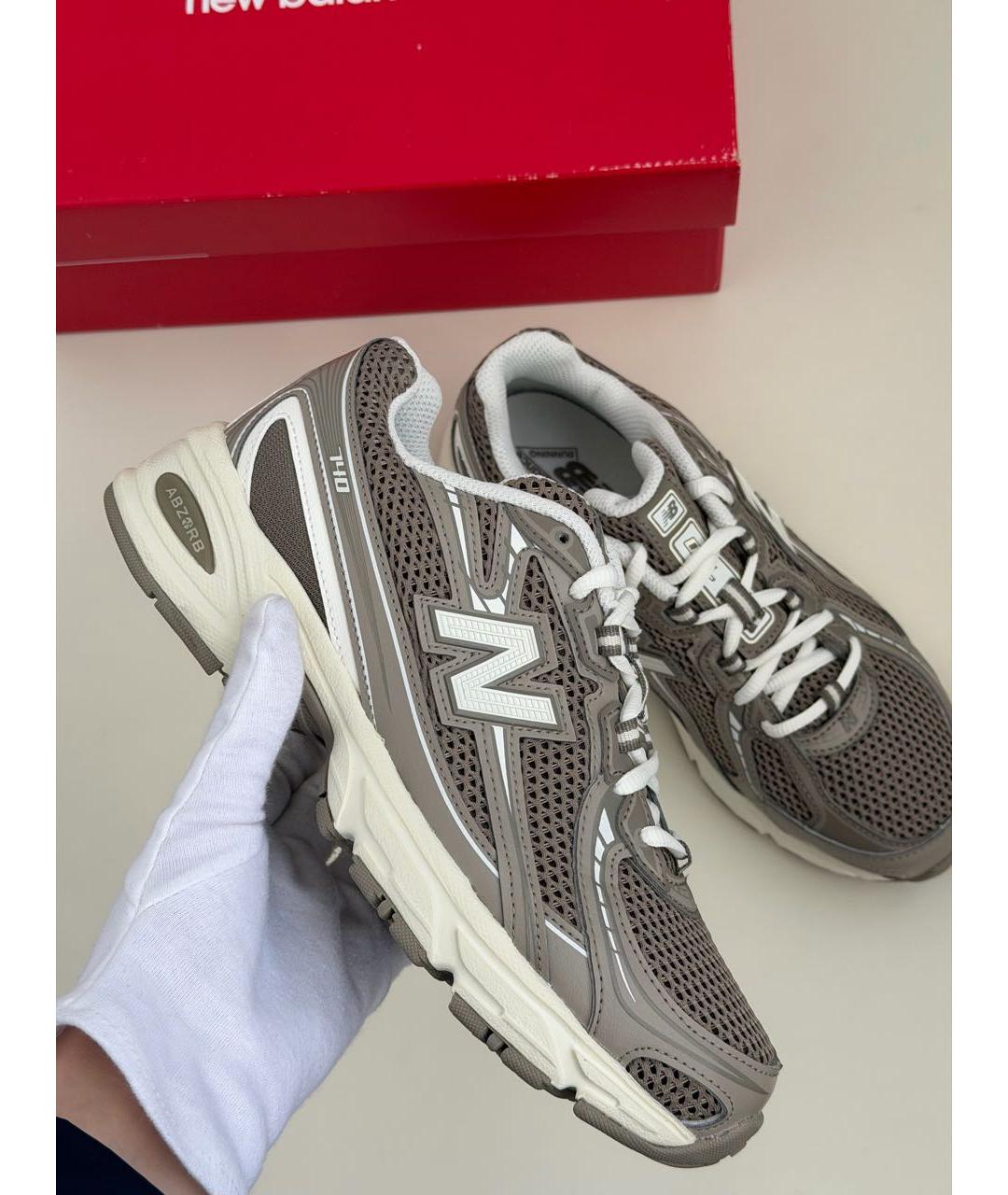 NEW BALANCE Коричневые кроссовки, фото 6