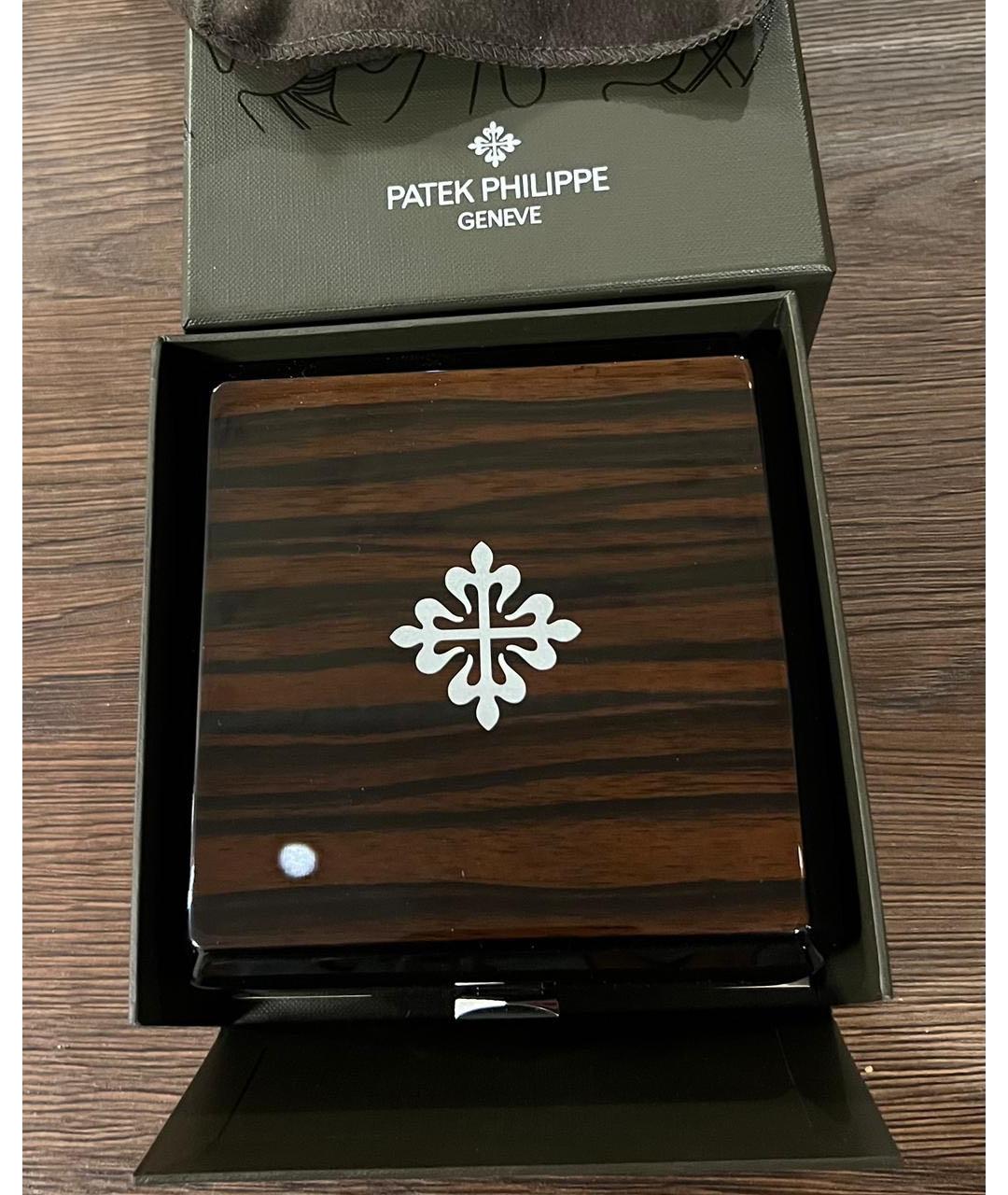 PATEK PHILIPPE Белые запонки из белого золота, фото 4