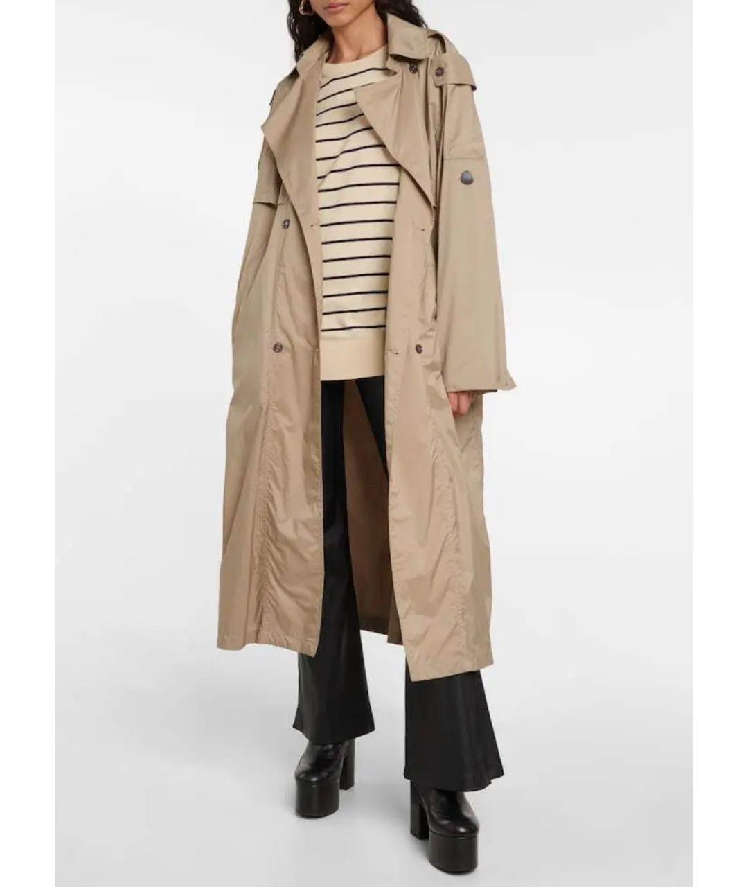 MONCLER Бежевый тренч/плащ, фото 3