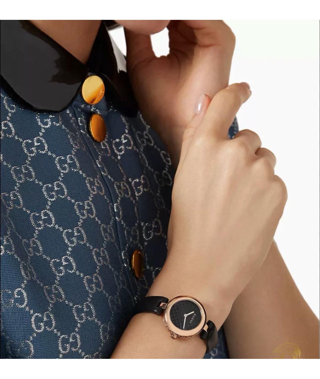 GUCCI Золотые часы, фото 3