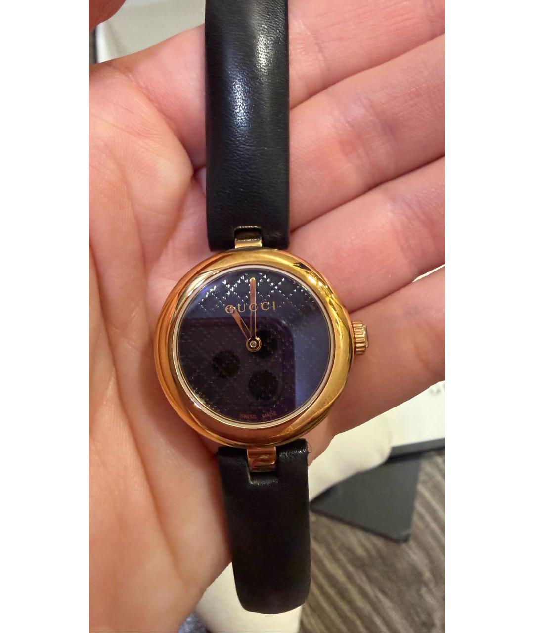 GUCCI Золотые часы, фото 6