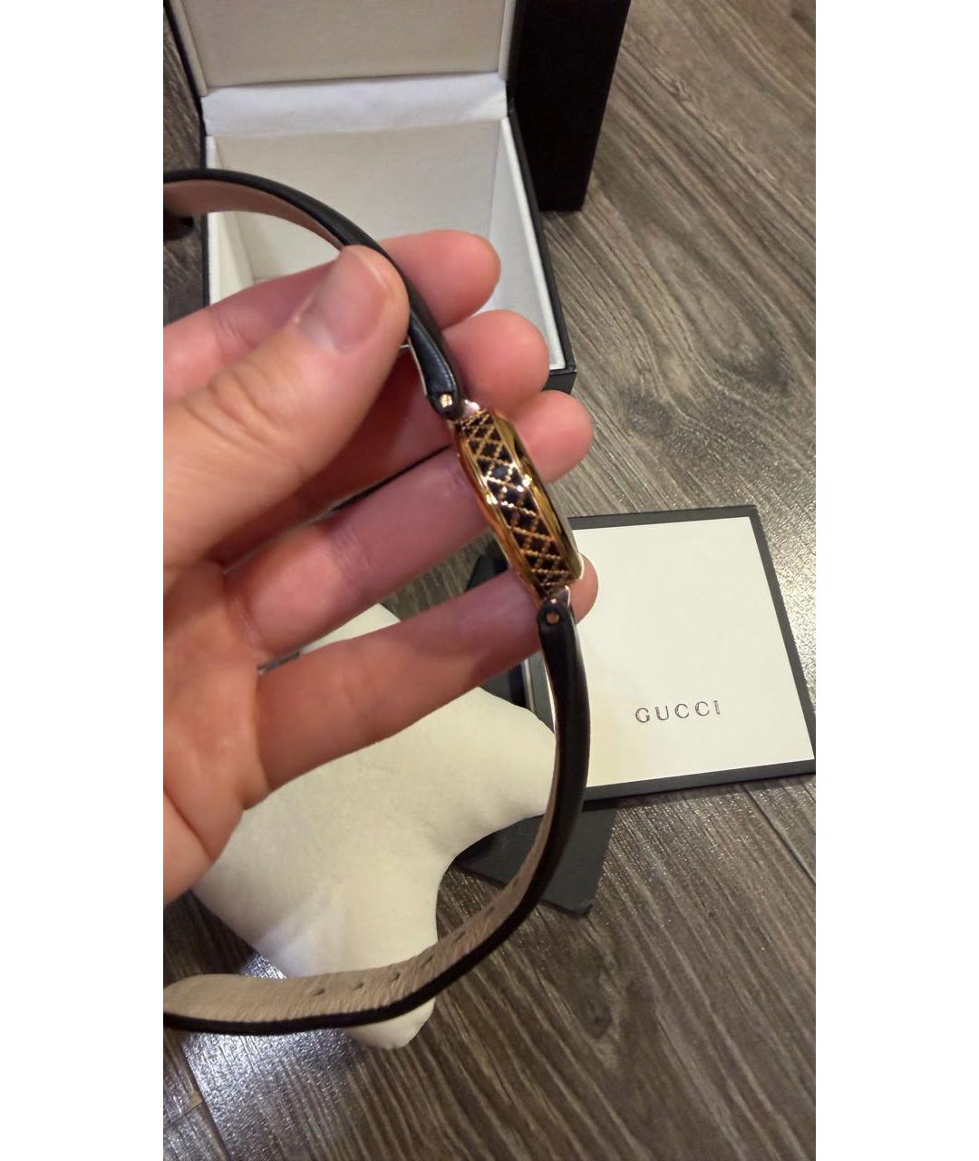 GUCCI Золотые часы, фото 5