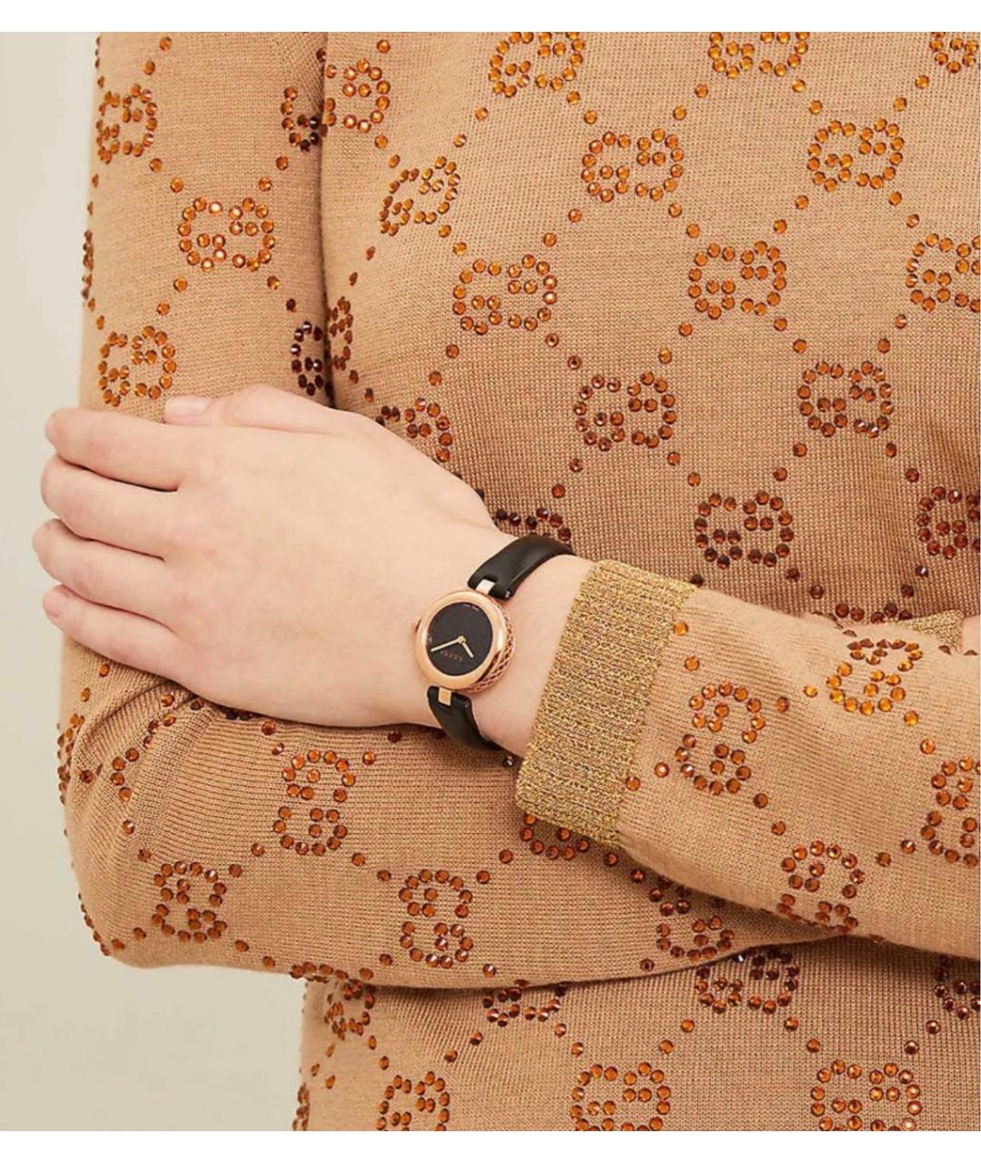 GUCCI Золотые часы, фото 2