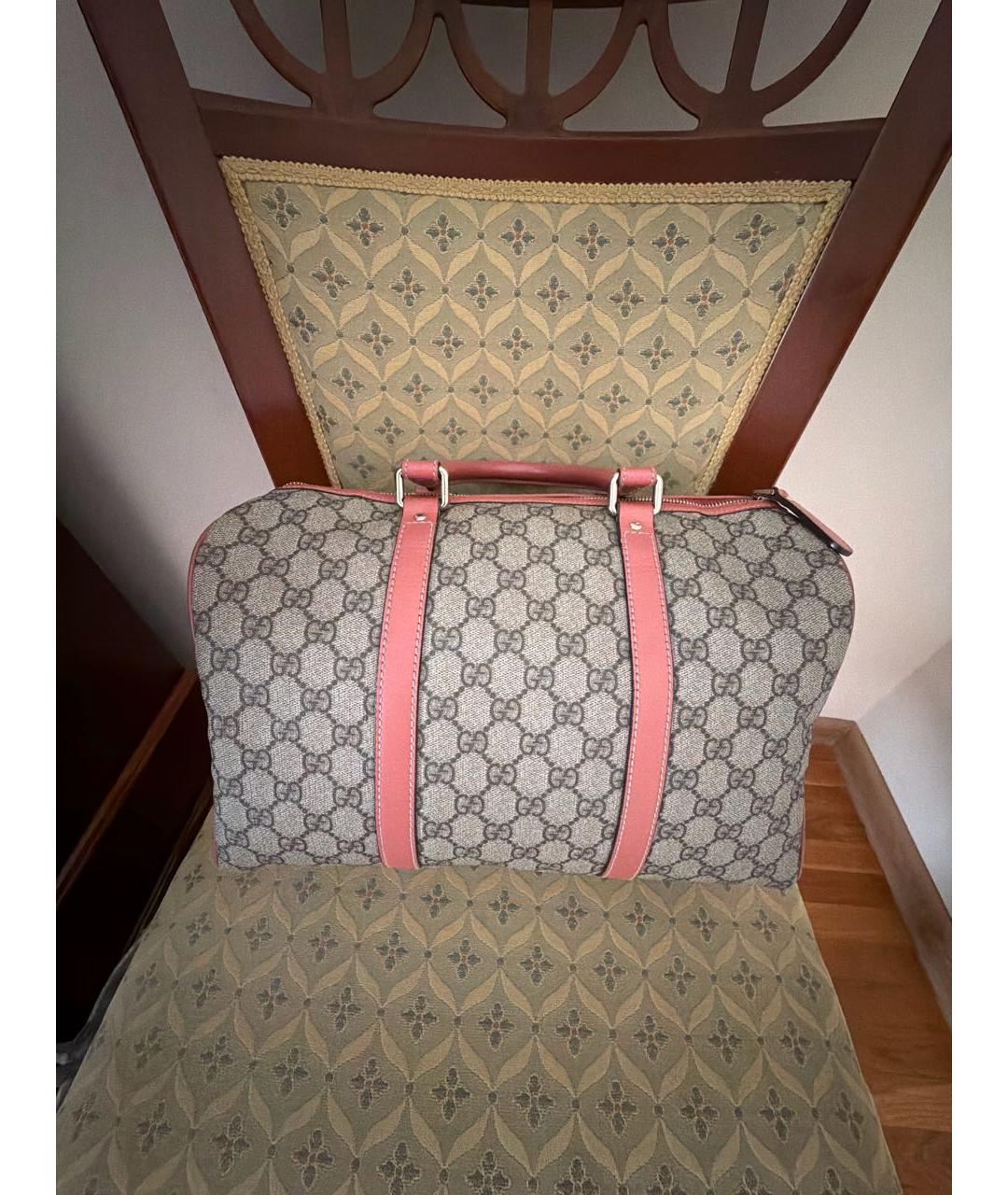 GUCCI Бежевая сумка с короткими ручками, фото 3