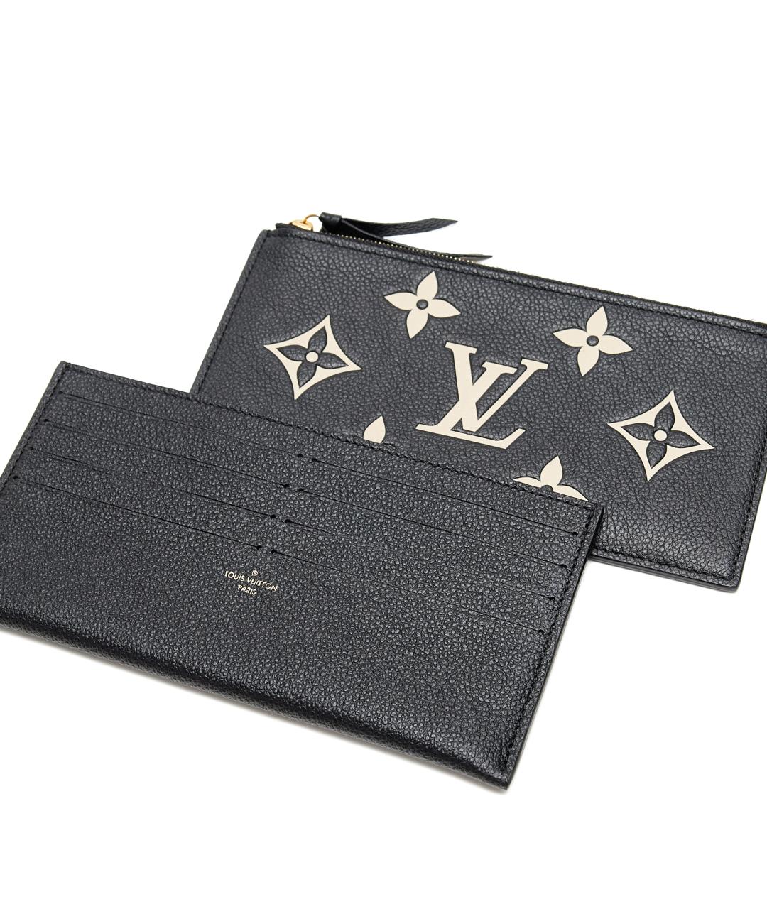 LOUIS VUITTON Черная кожаная сумка через плечо, фото 8