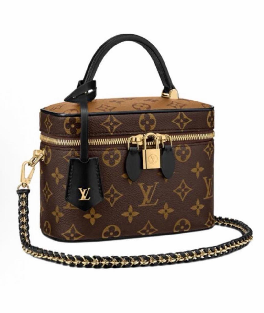 LOUIS VUITTON Коричневая сумка с короткими ручками, фото 7