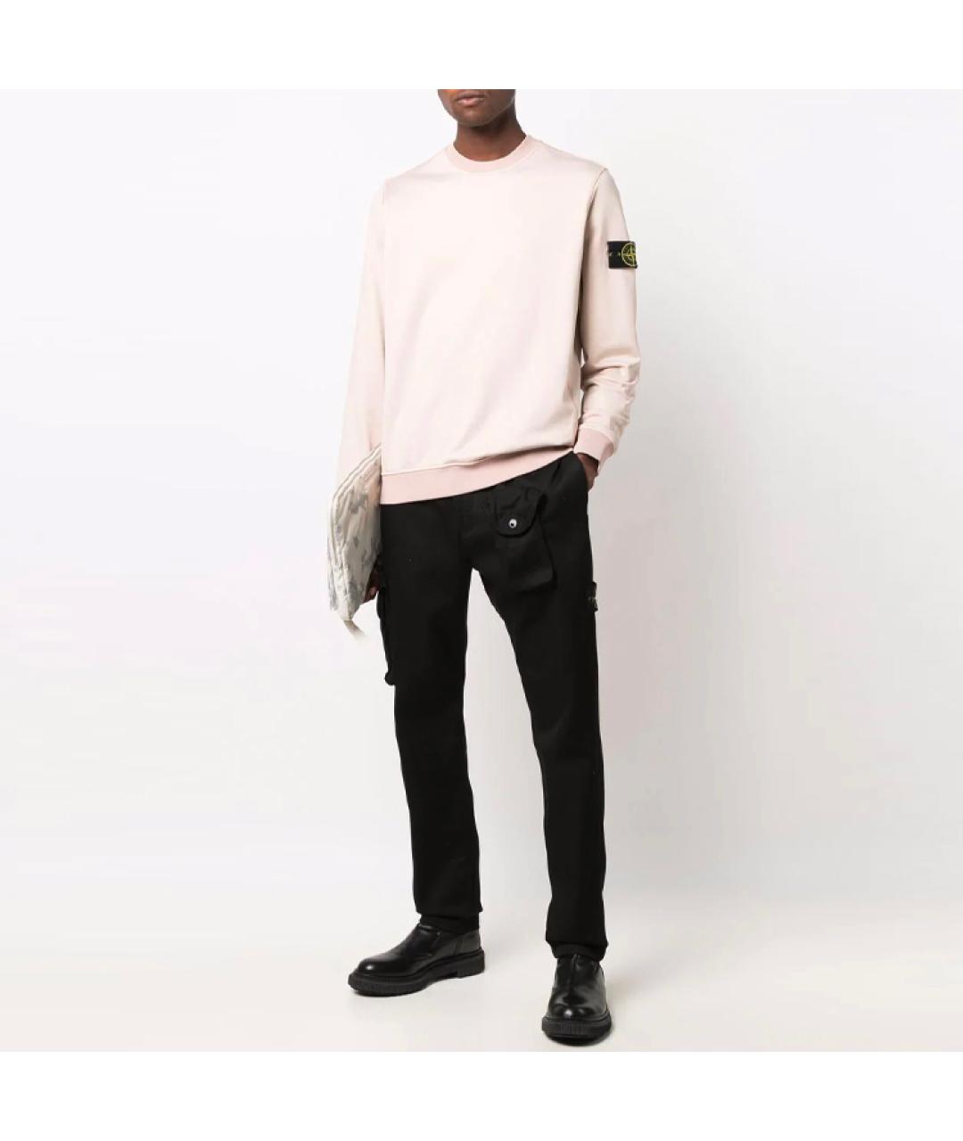 STONE ISLAND Черные повседневные брюки, фото 2