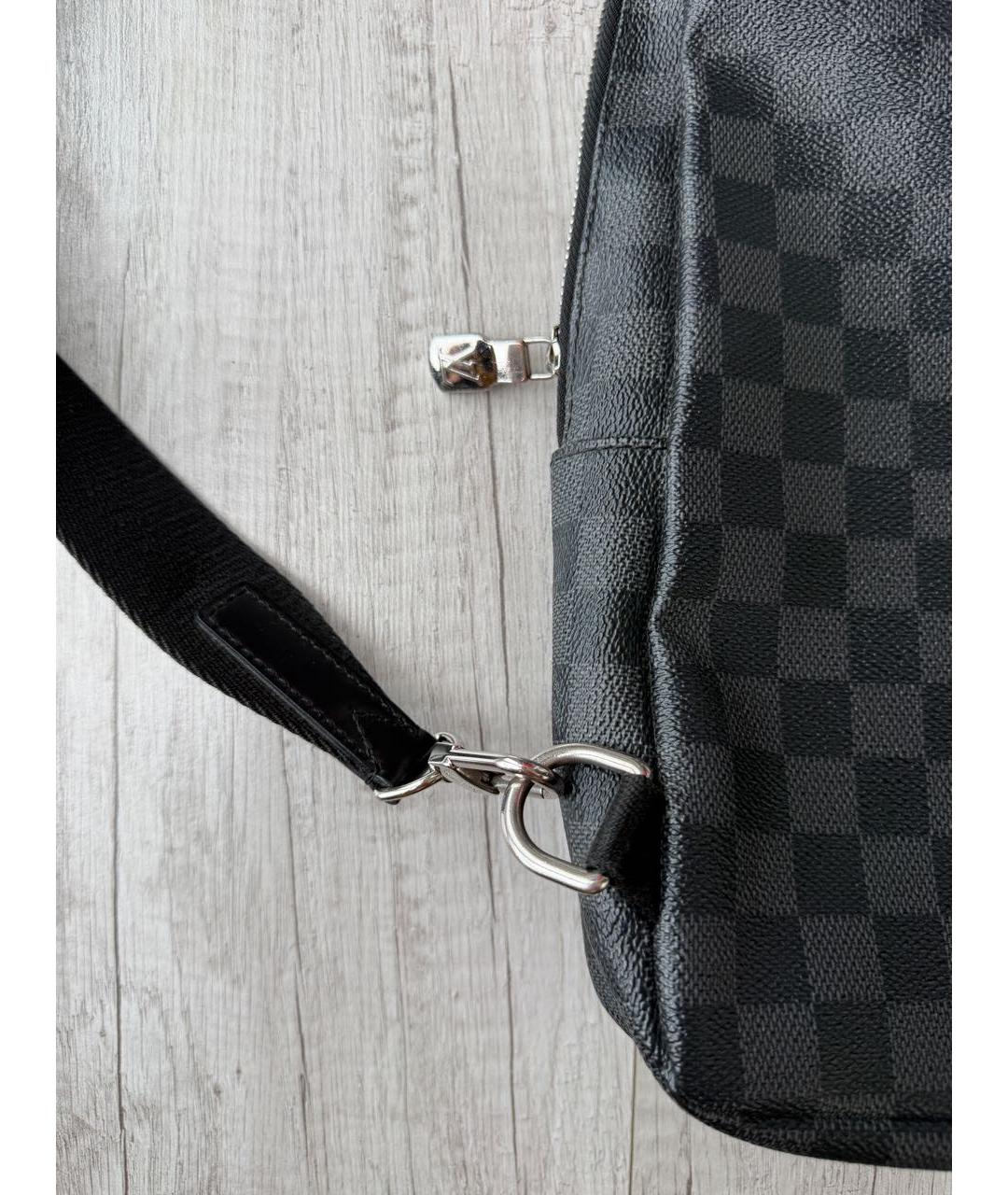LOUIS VUITTON Антрацитовая сумка на плечо, фото 7