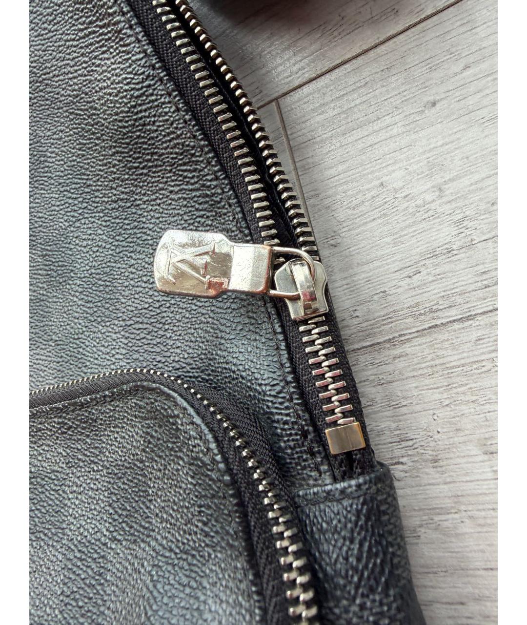 LOUIS VUITTON Антрацитовая сумка на плечо, фото 5