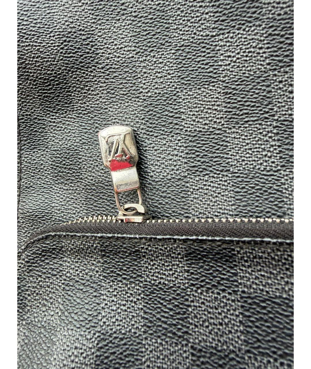 LOUIS VUITTON Антрацитовая сумка на плечо, фото 8