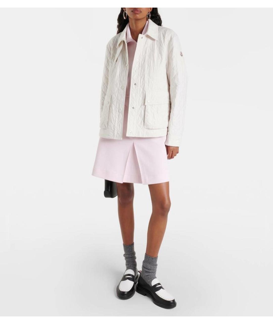 MONCLER Белая куртка, фото 6