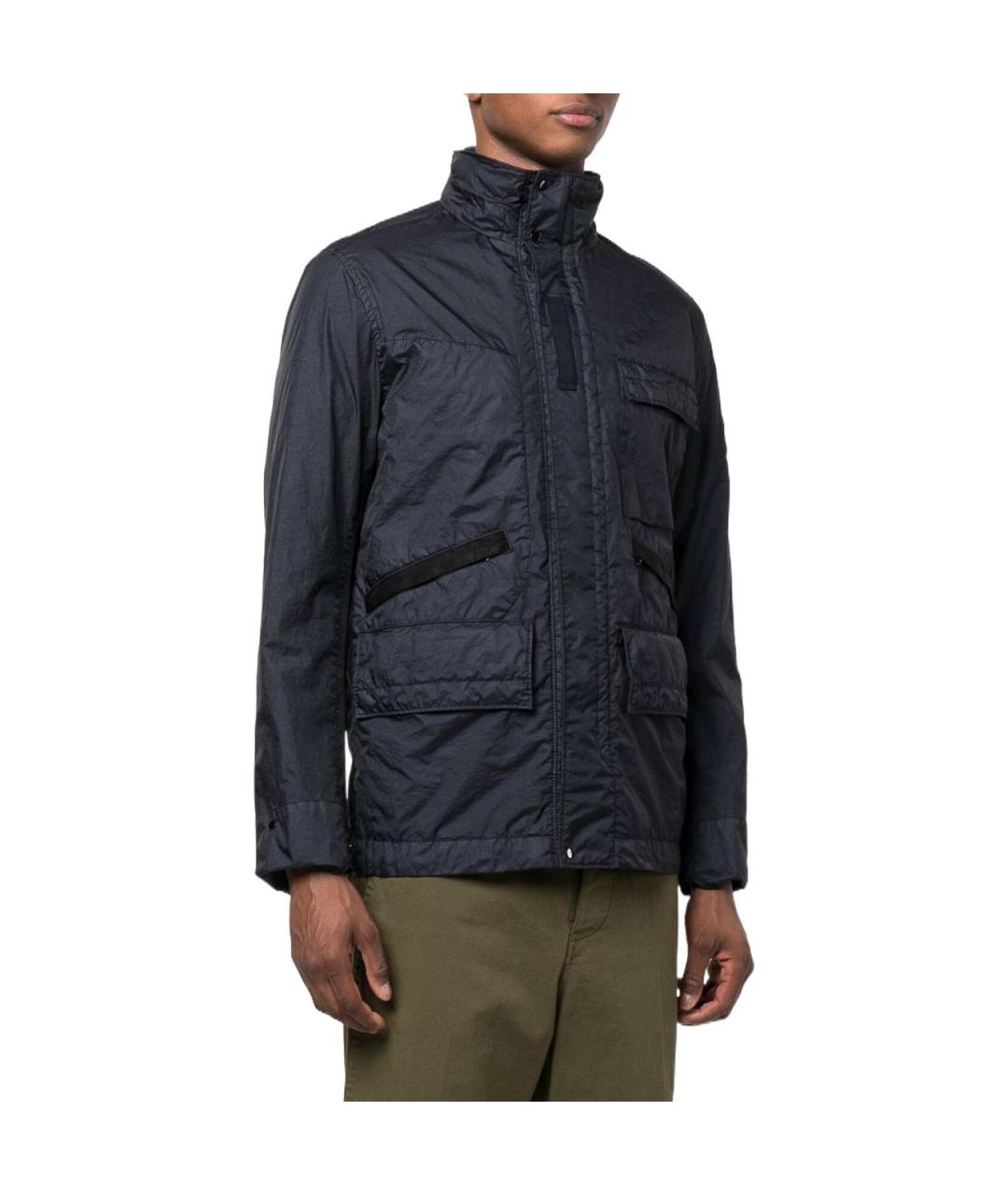 STONE ISLAND Темно-синяя куртка, фото 3