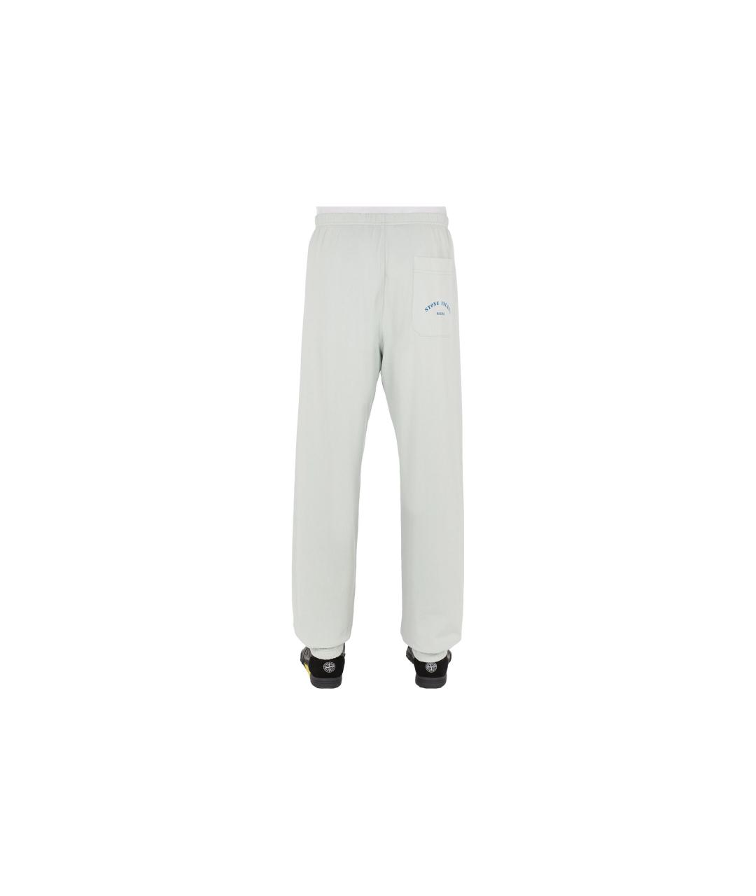 STONE ISLAND Серые повседневные брюки, фото 2