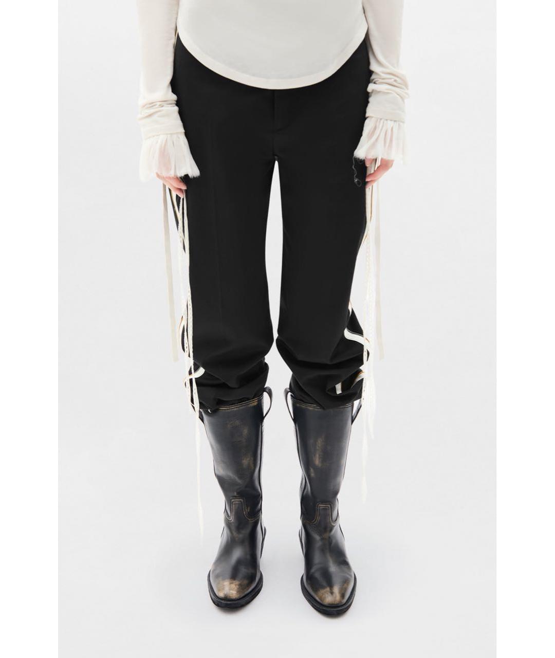 ANN DEMEULEMEESTER Белые шелковые митенки, фото 4