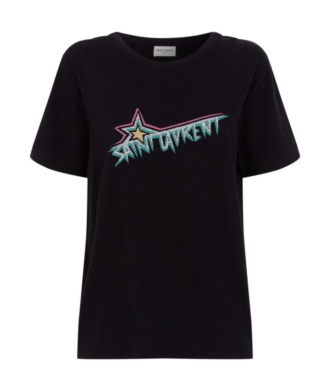 SAINT LAURENT Черная футболка, фото 1